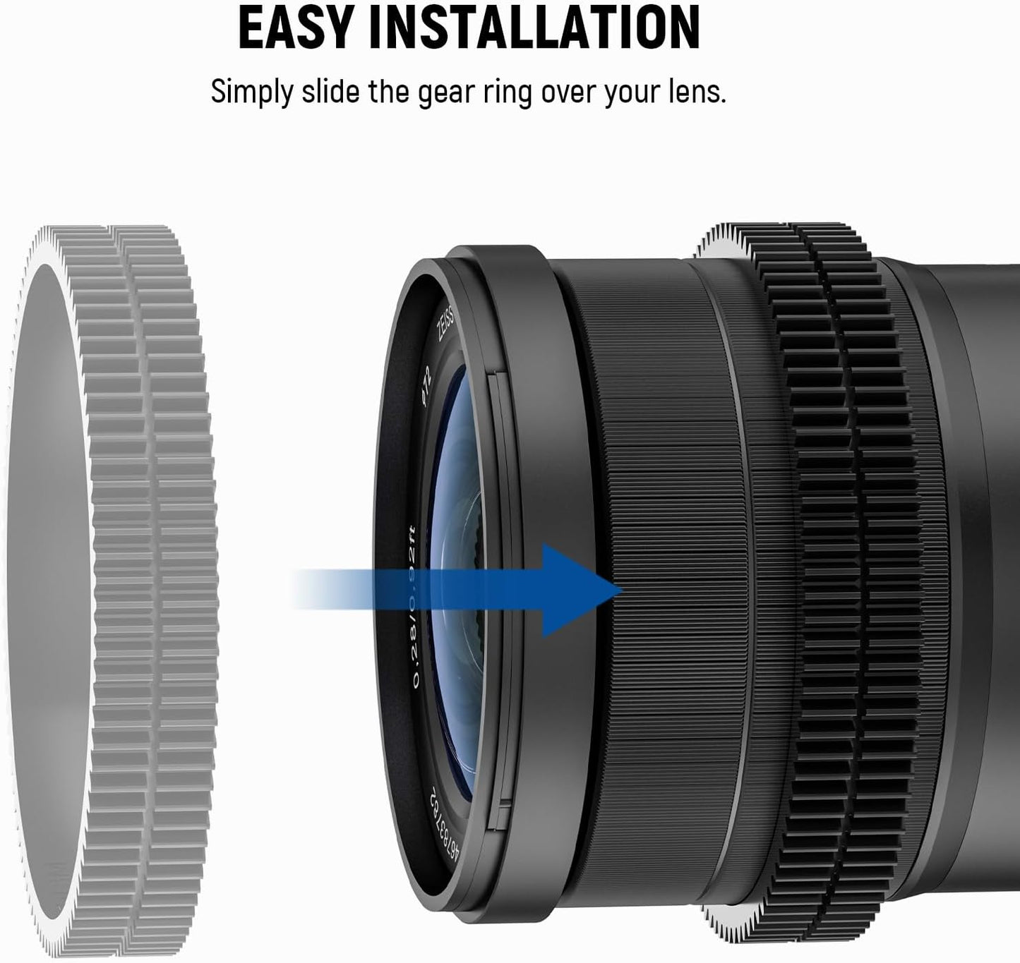 Neewer PG008 14PCS Seamless Follow Focus Gear Ring Set