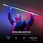 Neewer TL120C RGB Tube Light: 42W, APP/2.4G/DMX Control