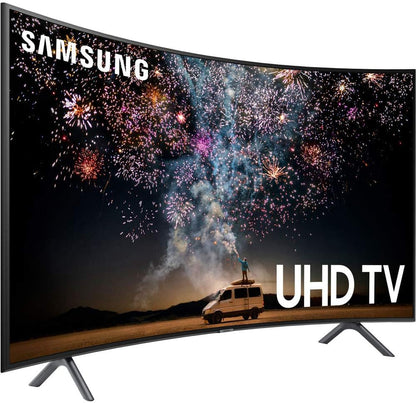 Samsung UN65RU7300 65" Curved 4K UHD Smart TV Bundle