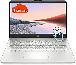 HP Premium Laptop 14" Touchscreen (AMD Athlon, Microsoft 365)