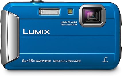Panasonic DMC-FT30EG-A Lumix Waterproof Digital Camera Blue