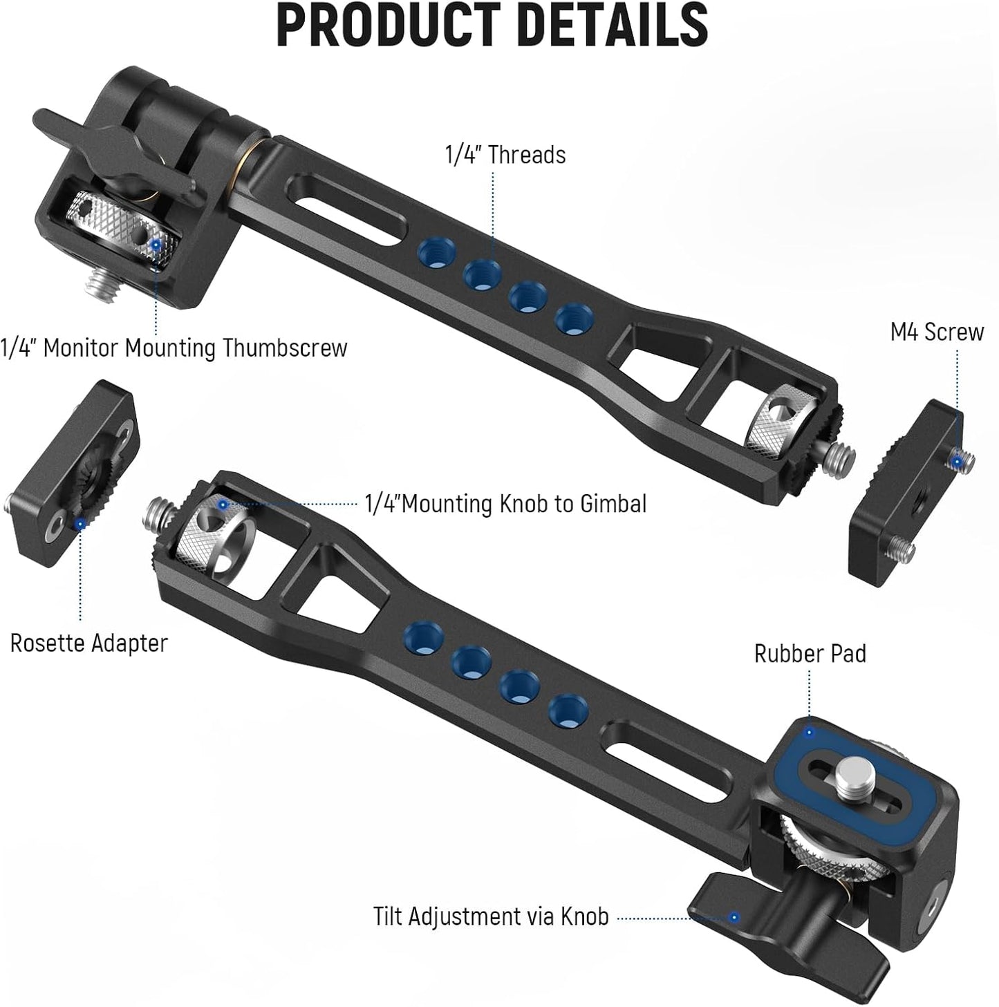 Neewer 10102340 Adjustable Field Monitor Mount