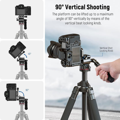 Neewer 10101837 Video Tripod Head Pan Tilt