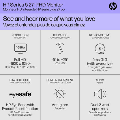HP 94F48AA#ABA 27-Inch FHD IPS Eye Ease Monitor