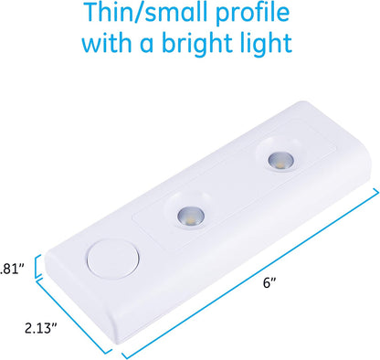 GE 38556 6-Inch LED Under Cabinet Light Battery Operated
