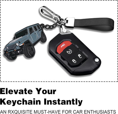 Novastar Novastar-112-007 Car Keychain - Jeep Wrangler Accessories
