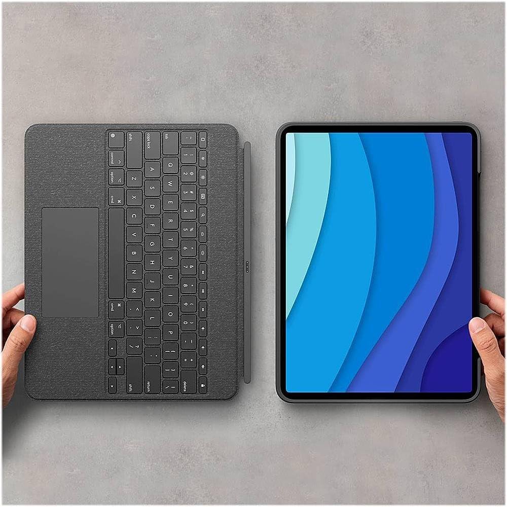 Logitech 920-010097-RB Combo Touch iPad Pro Keyboard Case (Renewed)