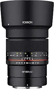 Rokinon Z85-N 85mm F1.4 Nikon Z Mount Telephoto Lens