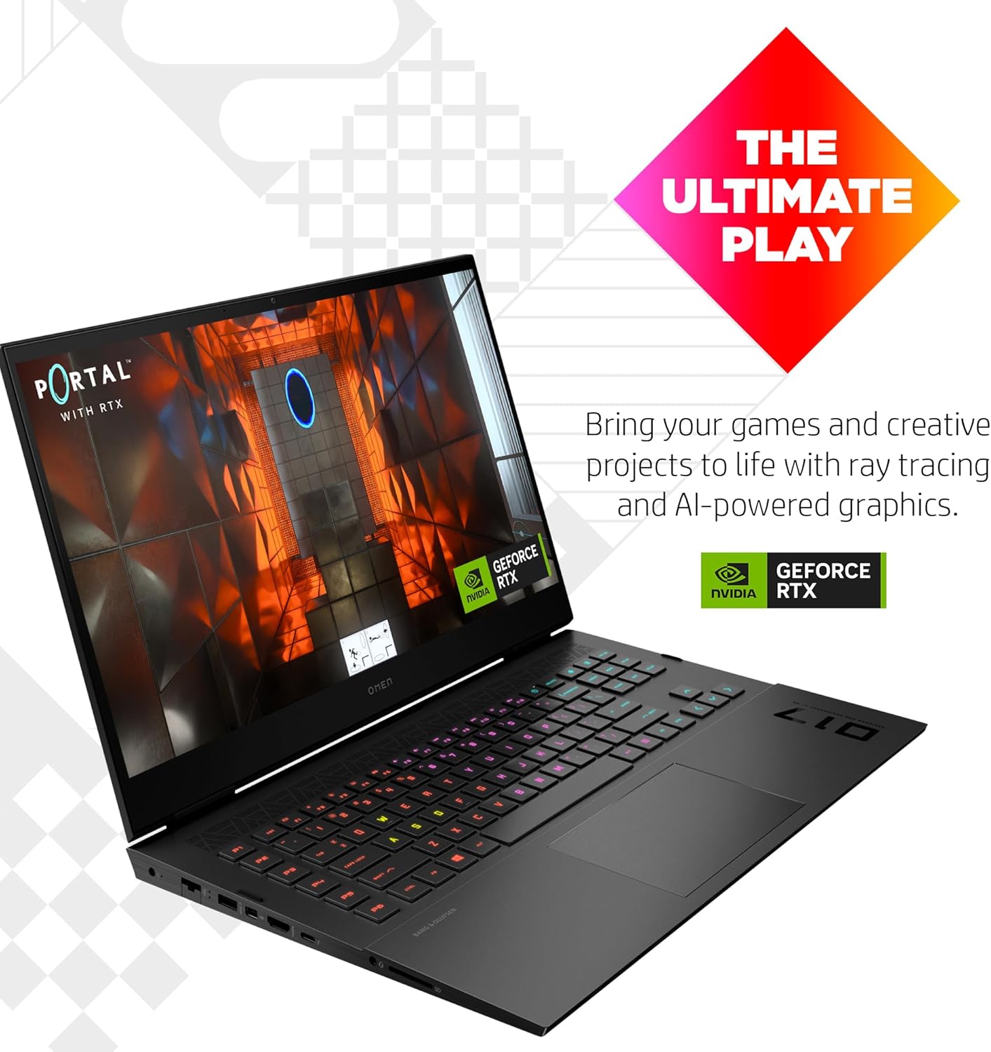 HP OMEN Gaming Laptop RTX 4080 i9-13900HX 17.3" QHD 165Hz