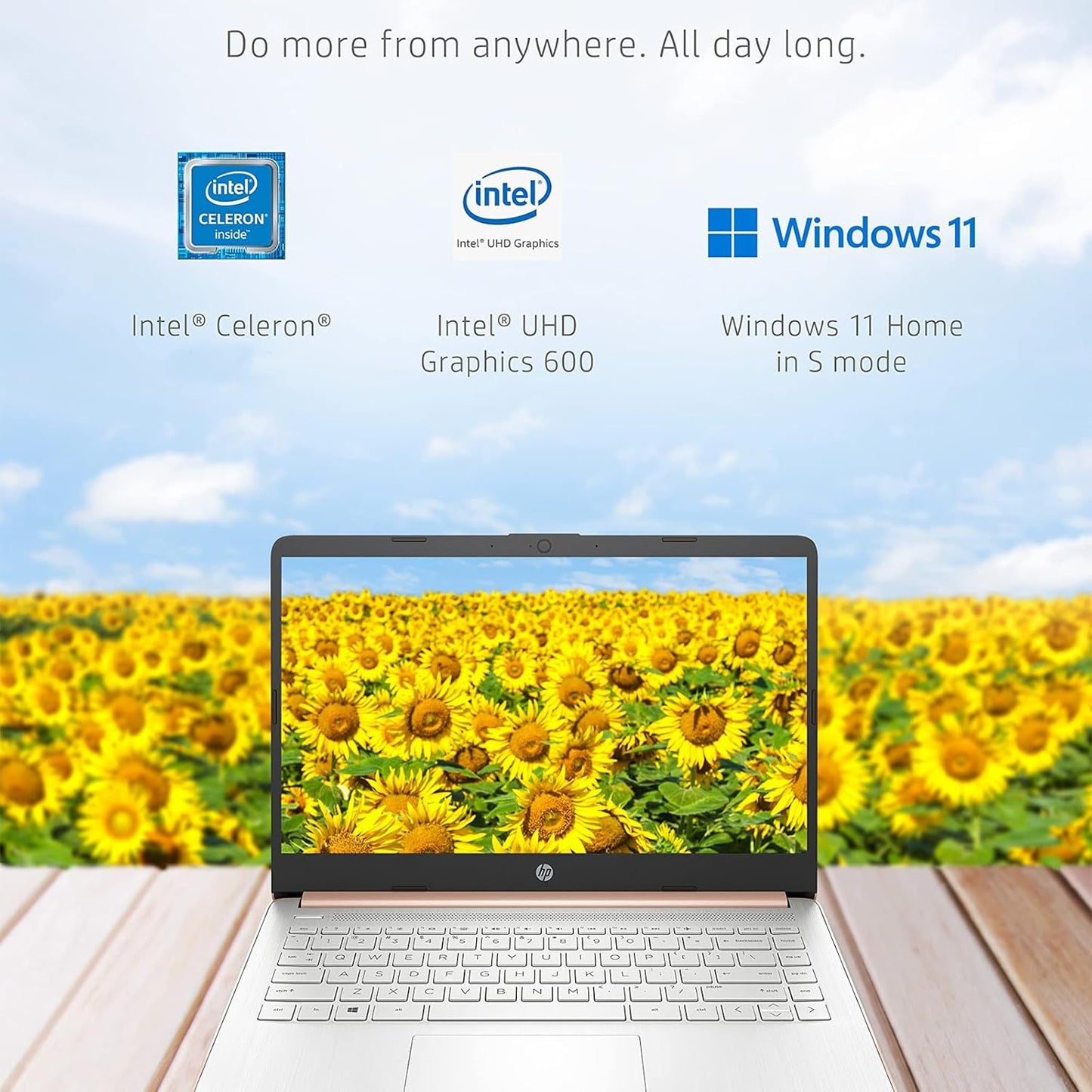 HP Stream 14-inch Student Laptop - Intel Quad-Core, 16GB RAM, 320GB