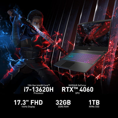 MSI KATANA1713835 RTX 4060 Gaming Laptop i7 32GB RAM
