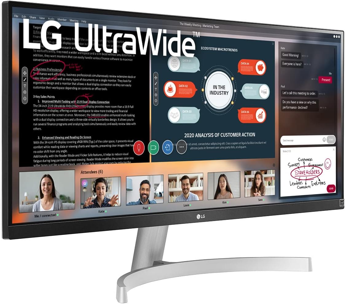 LG 29WN600-W 29-Inch UltraWide FHD Monitor