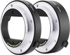 Neewer 10094356 Metal Auto Focus Macro Extension Tube Set for Sony E-Mount