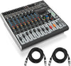 Behringer XENYX X1222USB 12-Input Mixer w/ Mic Cables