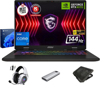 MSI CROSSHAIR16 i7 RTX 4070 Gaming Laptop