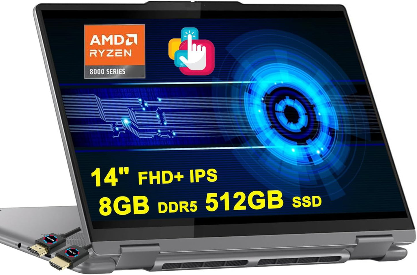 Lenovo Yoga 7 Ryzen 5 2-in-1 Touch Laptop