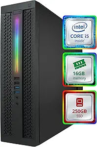 HP 800G1 EliteDesk SFF PC i5 16GB 250GB SSD (Renewed)