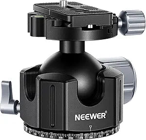 Neewer 10100403 Low Profile Tripod Ball Head 77lb Load — main product image