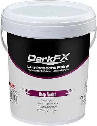 Antari DarkFX Luminescent UV Paint - Deep Violet, 1 Gallon