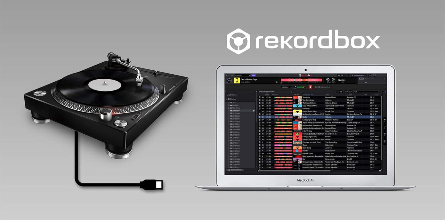 Pioneer DJ PLX-500-K Direct Drive Turntable