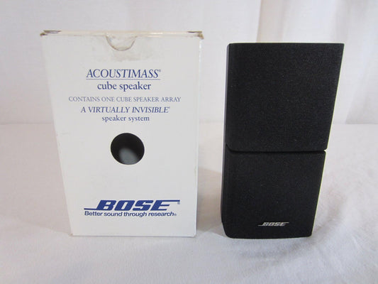 Bose DOUBLE CUBE ARRAY Acoustimass Direct/Reflecting Speaker Black