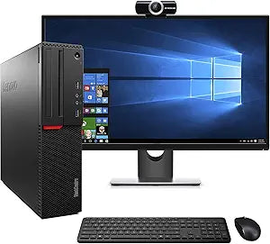 Lenovo ThinkCentre M700 SFF i5 Desktop PC Bundle (Renewed)