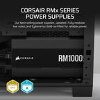 Corsair CP-9020271-NA RM1000x 1000W ATX 3.1 Power Supply