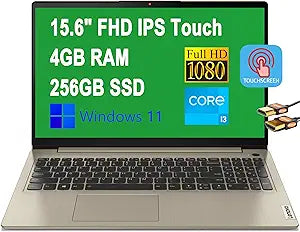 Lenovo Ideapad 3i 15" FHD Touchscreen i3 Laptop Win11