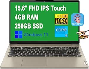 Lenovo Ideapad 3i 15 FHD Touchscreen Renewed Laptop — main product image