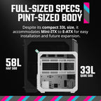 Cooler Master Q500-DGNN-S00 QUBE 500 ATX PC Case