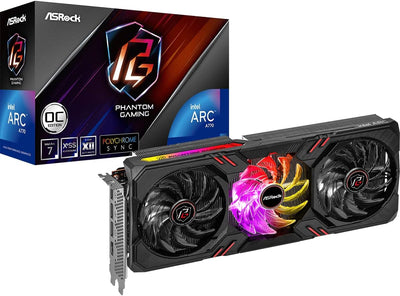ASRock A770 PG 16GO Intel Arc A770 Phantom Gaming Graphics Card
