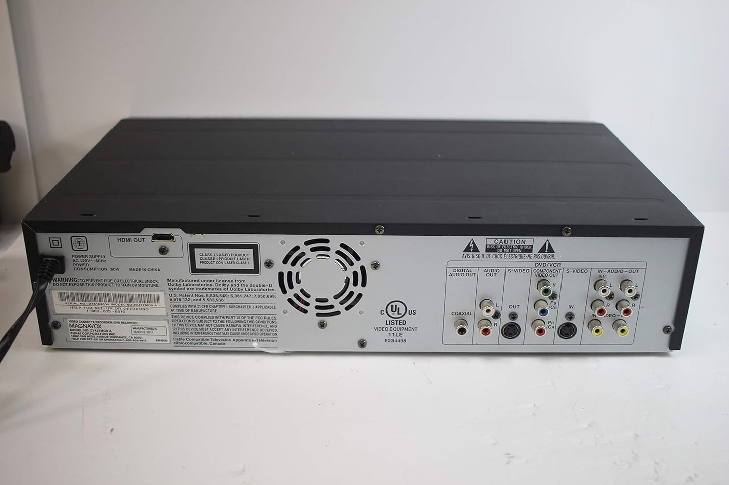 Magnavox VHS to DVD Recorder HDMI VCR Combo (Renewed)