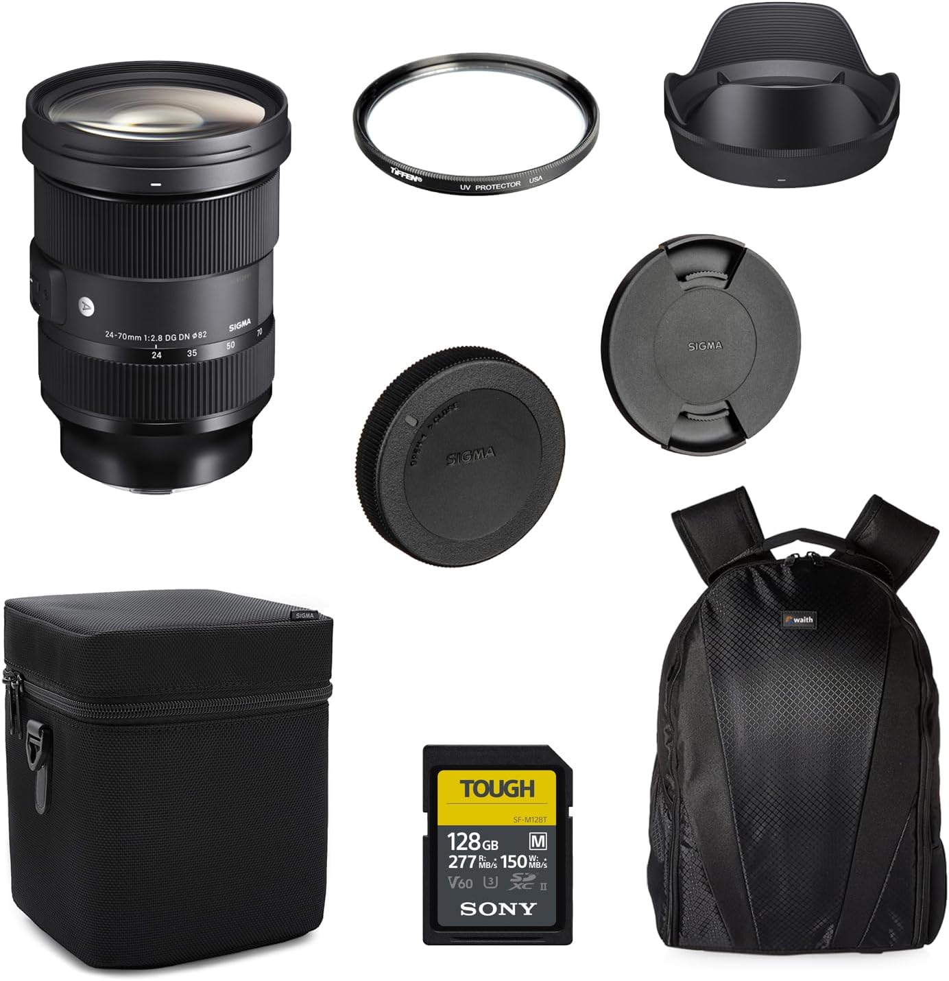 Sigma SIG578965-KIT3 24-70mm f/2.8 DG DN Sony E Lens Bundle
