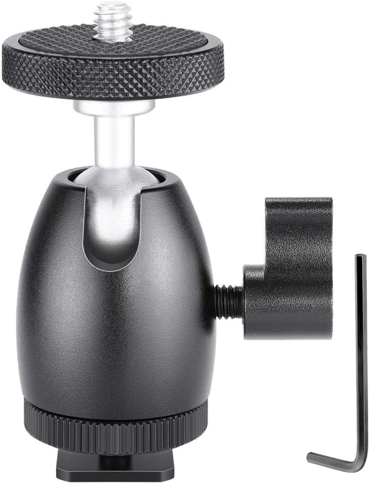 Neewer Mini Tripod Ball Head with Phone Holder