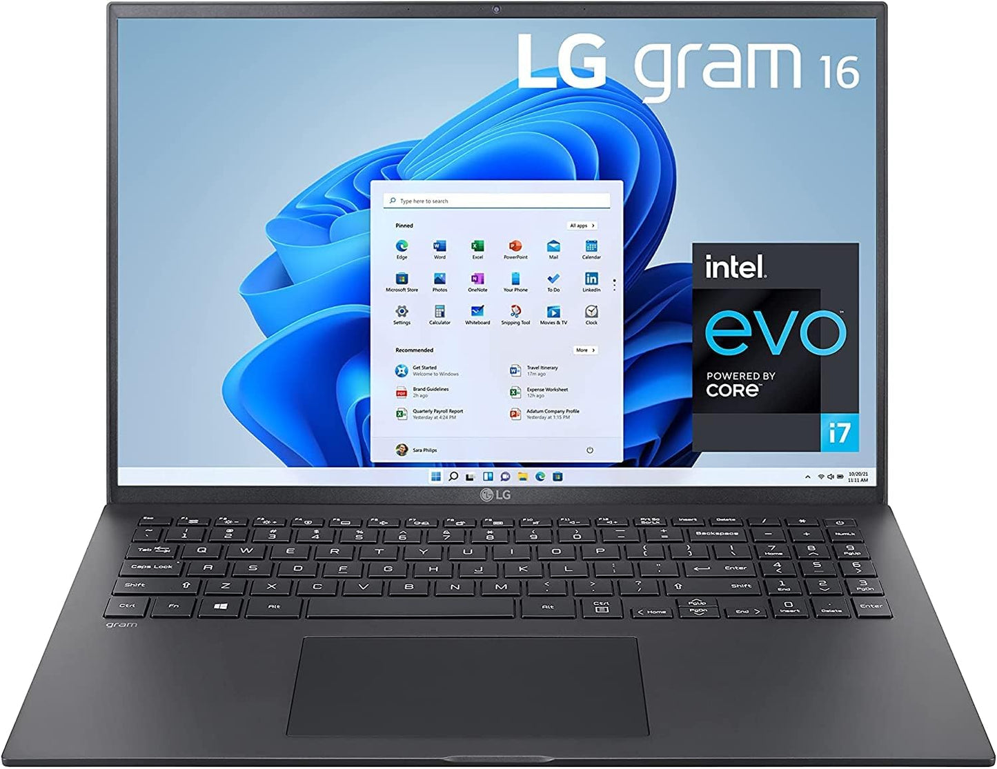 LG 16Z90P-K.AAB6U1 Gram 16" i7 Laptop - Lightweight