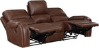 Lexicon Monet Sofa Set - 2-Piece Brown Reclining Living Room