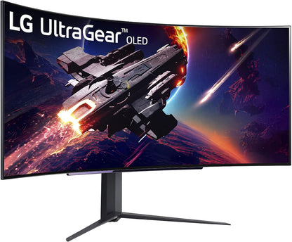 LG 45GR95QE-B.AEU 45" UltraGear 240Hz Curved OLED Gaming Monitor