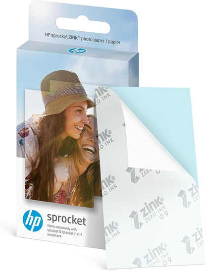 HP HPIKSPK3PRAMZ Sprocket Printer Bundle - Portable 2x3 - Lilac