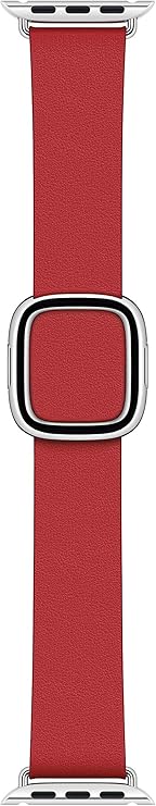 Apple Modern Buckle Watch Band - 40mm, Scarlet, Medium