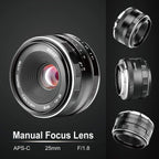 Meike 25mm f/1.8 MFT Lens Micro Four Thirds
