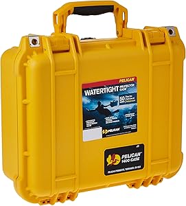 Pelican 1400-001-240 Case No Foam Yellow Protective — main product image