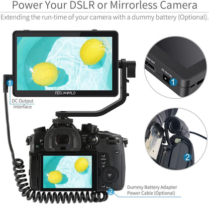 FEELWORLD F6 Plus-US 6" DSLR Camera Field Touch Monitor