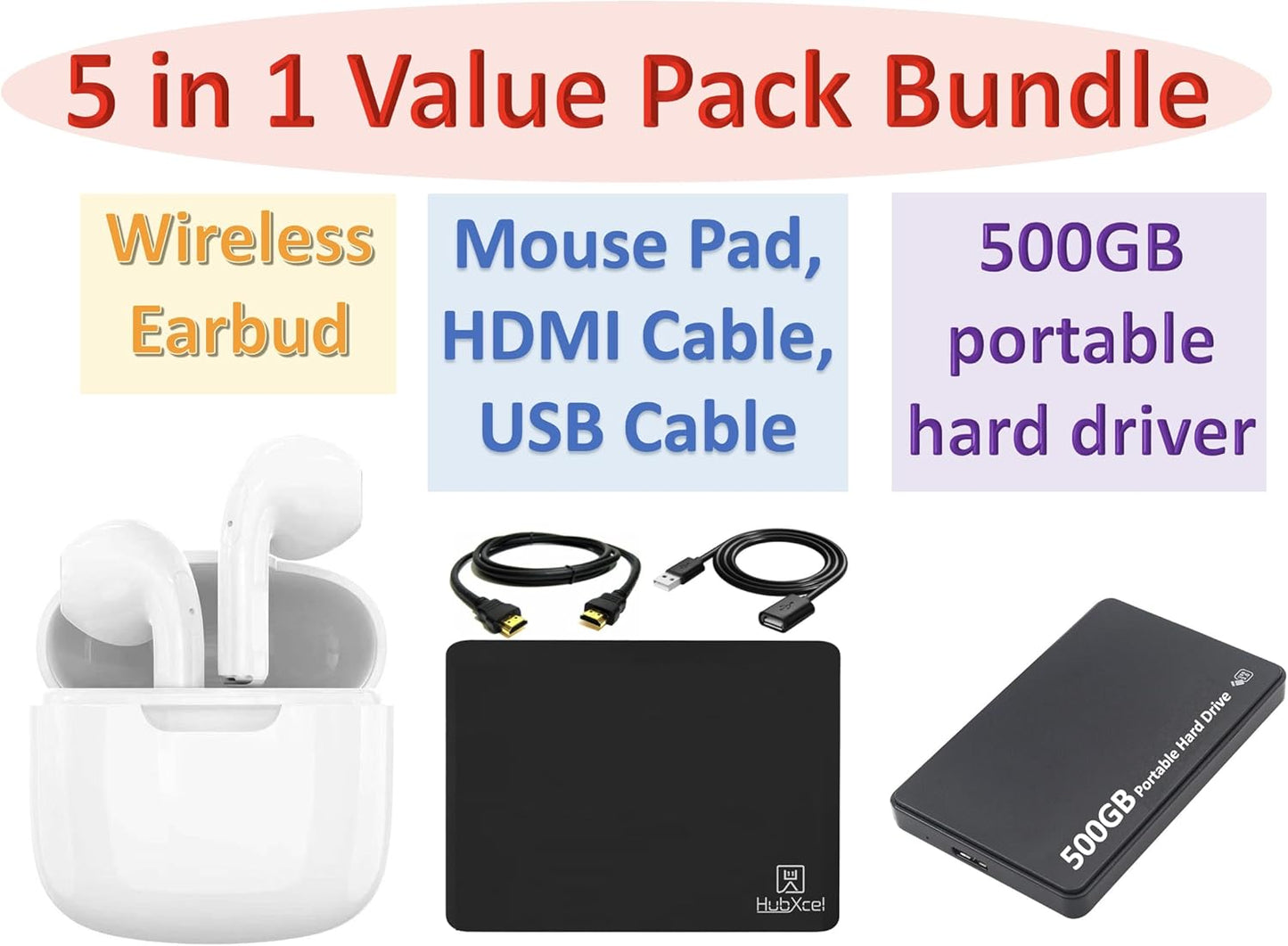 HP HP 2024 All-in-One Desktop 21.5" FHD Celeron 512GB SSD