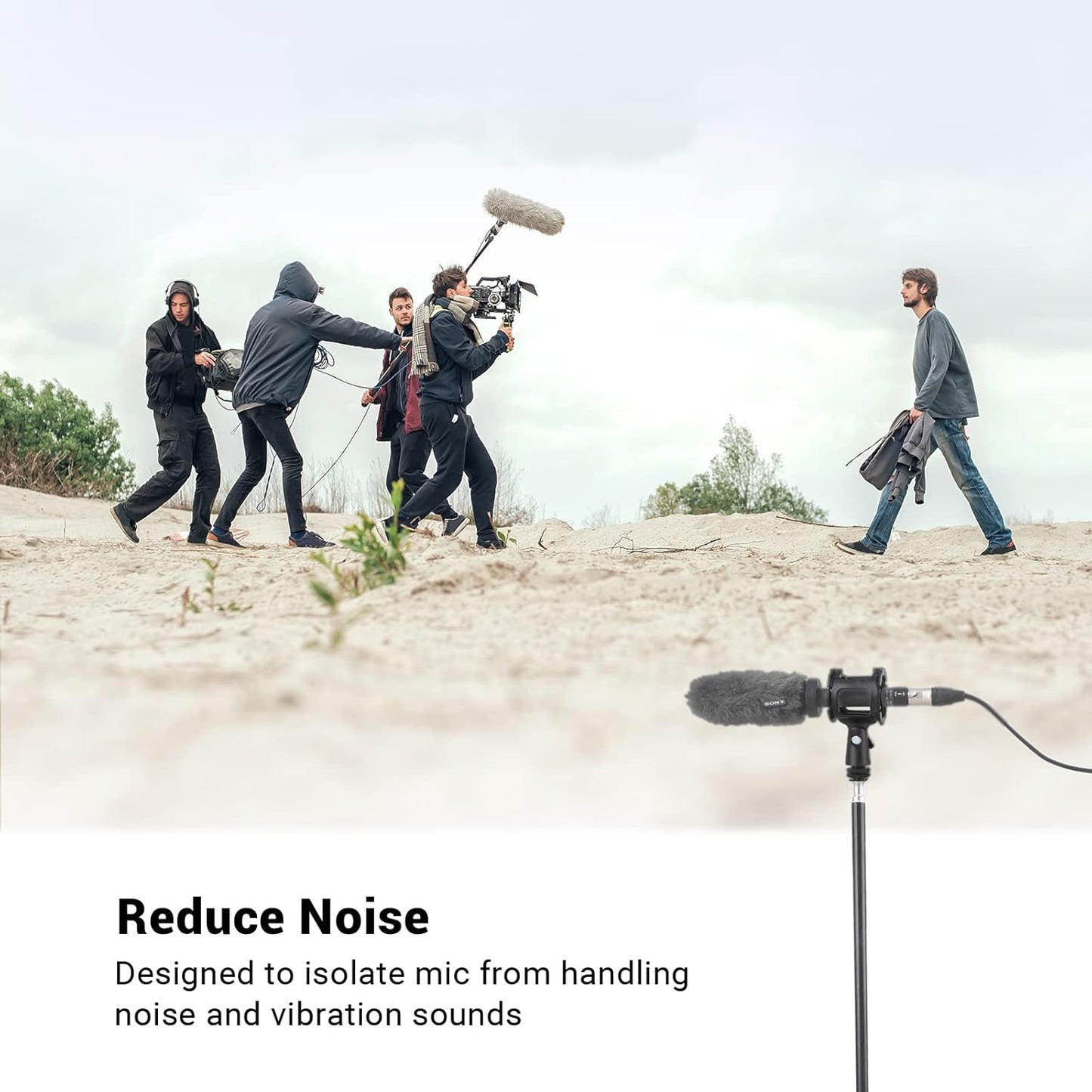 SmallRig SR-FA01-1859 Microphone Shock Mount with Cold Shoe