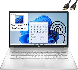 HP 17-CN Touchscreen Laptop: i7, 8GB, 256GB SSD, W11
