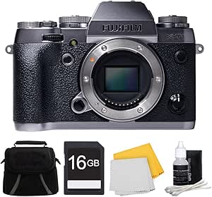 Fujifilm X-T1 Graphite Silver Mirrorless Camera Bundle
