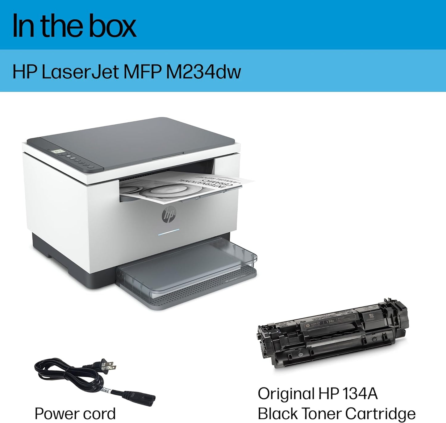 HP M234dw LaserJet MFP Wireless Printer 6GW99F#BGJ