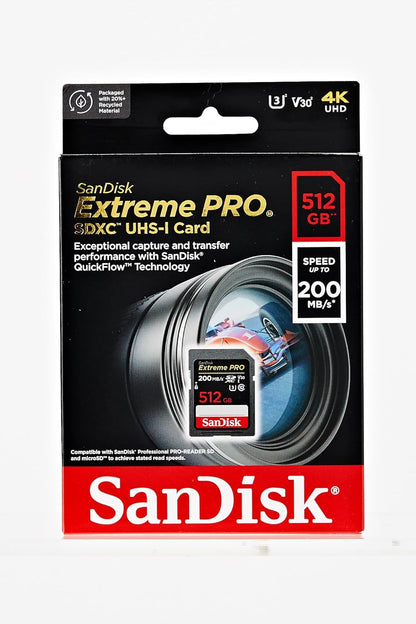 SanDisk SDSDXXD-512G-GN4IN 512GB Extreme PRO SD Card