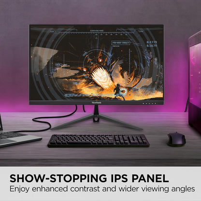 ViewSonic VX2428A 24" 180Hz IPS Gaming Monitor