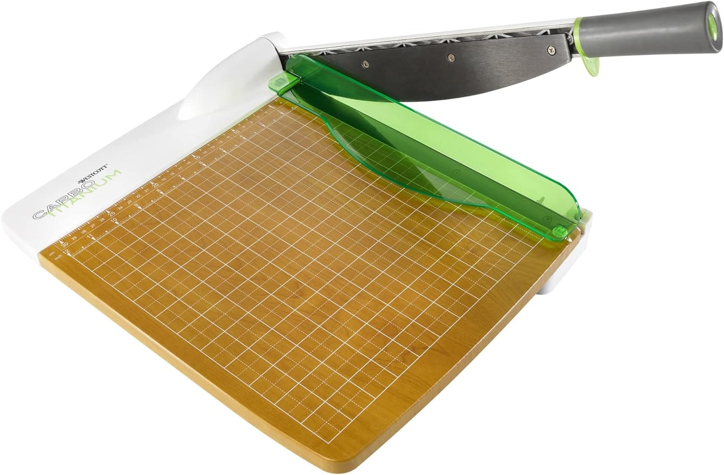 Westcott 16717 12-Inch CarboTitanium Guillotine Paper Cutter